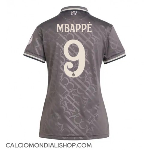 Maglie da calcio Real Madrid Kylian Mbappe #9 Terza Maglia Femminile 2024-25 Manica Corta